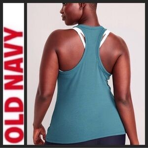 NWT Old Navy Women's Teal Racerback Tank Top